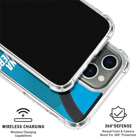 NFL Carolina Panthers Team Jersey iPhone 16 Pro Clear Case